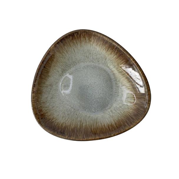 Talerz głęboki 27cm KERA Delta, kolor topaz