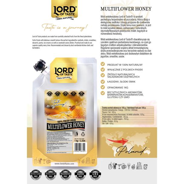 Miód wielokwiatowy Lord of Taste 100% Premium