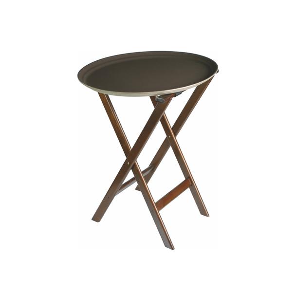 Pomocnik kelnerski rozkładany drewniany, 75cm