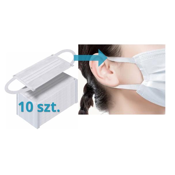 Maseczka ochronna 3-warstwowa (10szt.) APS Clean & Protect