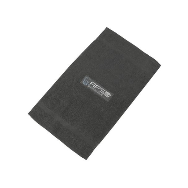 Ręcznik barmański APS, czarny, 100% bawełna 52x29cm