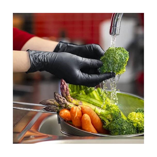 Rękawiczki nitrylowe bezpudrowe, rozmiar S, 100szt.