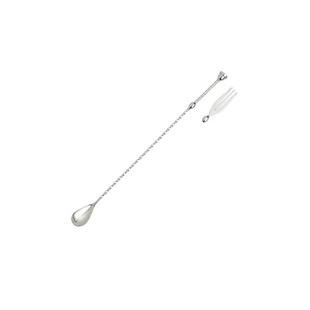 Łyżka barmańska z widelczykiem (wymiennie z rozgniataczem), Tokyo, 33cm