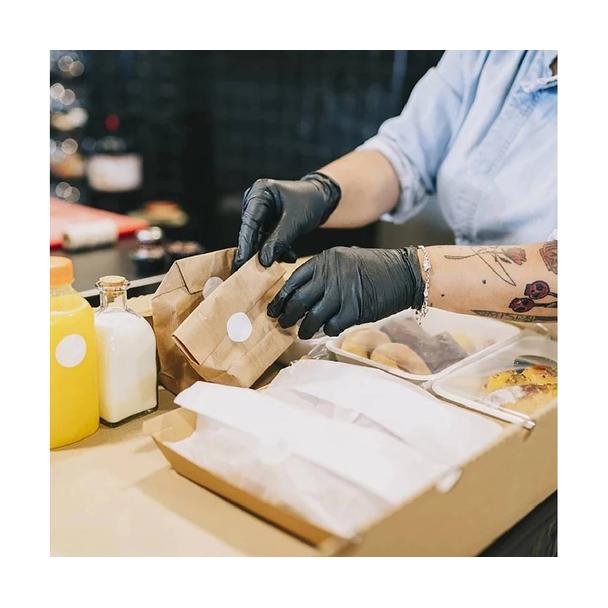 Rekawiczki nitrylowe bezpudrowe, rozmiar M, 100szt.