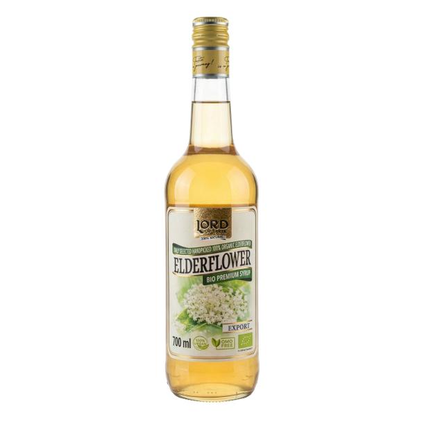Syrop z Kwiatu Bzu (Elderflower) Premium BIO Lord of Taste 700ml