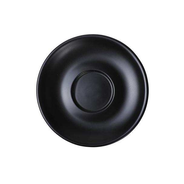 Spodek do filiżanki do cappucino 13,7cm APS Barista, czarny