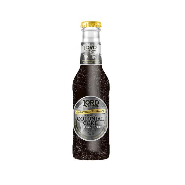 Lord of Taste, Premium Colonial Coke (Cola) SUGAR FREE, napój butelka 200ml