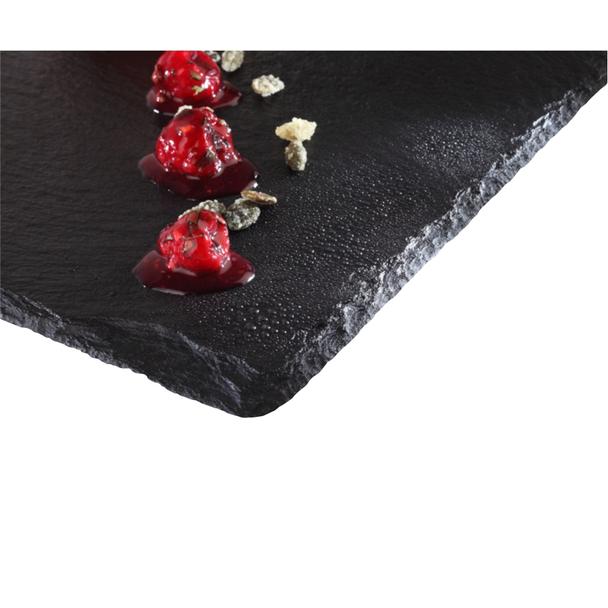 Taca, łupek naturalny, kwadratowa 25x25cm