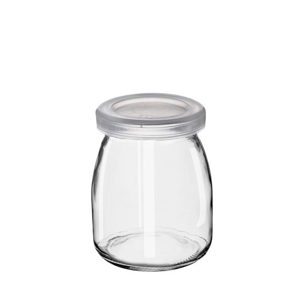 Słoik na deser, pudding z plastikowym zamknięciem 200ml