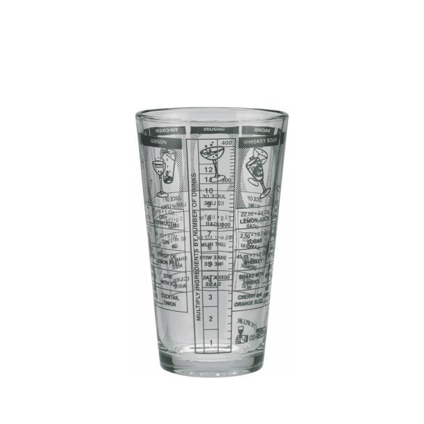 Szklanica barmańska ze skalą i przepisami