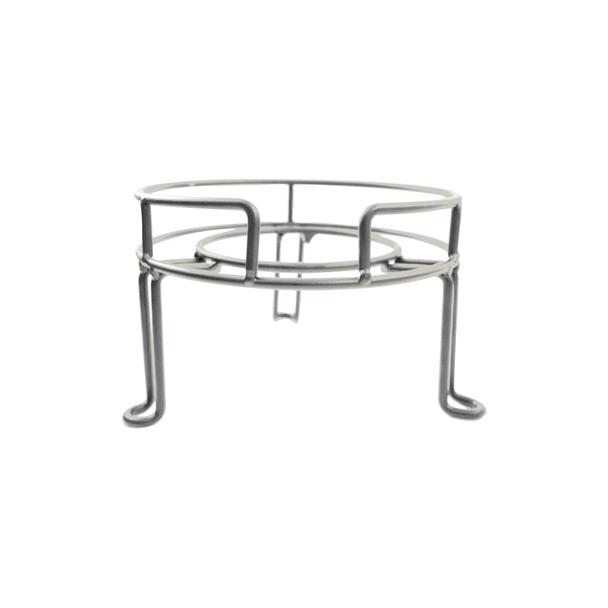 Stojak na słój z kranikiem 8,5L, metalowy, chromowany, 14cm