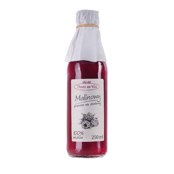Prosto ze Wsi, Mus Malinowy, przecier - niesłodzony 250ml