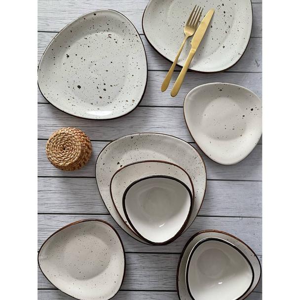 Miseczka na dip 100ml KERA Delta, kolor kremowy