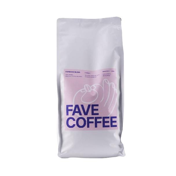 Kawa Fave Coffee Espresso Blend 1kg