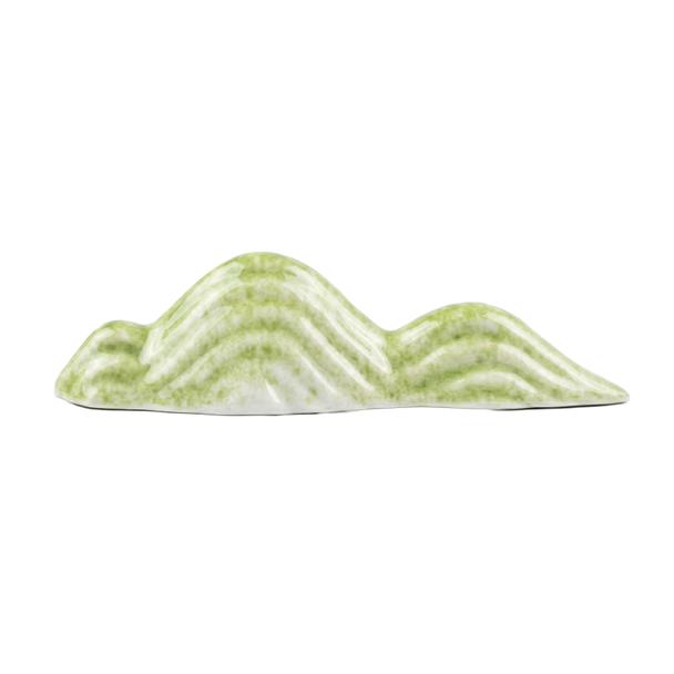 Podstawka na łyżeczkę (Chasaku) do herbaty matcha, jasno zielona