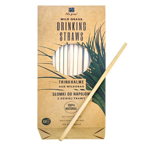 Słomki z dzikiej trawy Lepironia 200mm (100szt.)