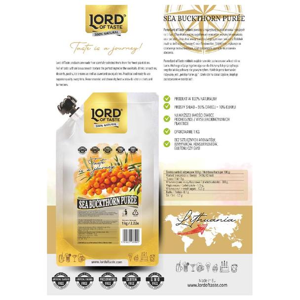 Puree Owocowe Lord of Taste Rokitnik 1kg