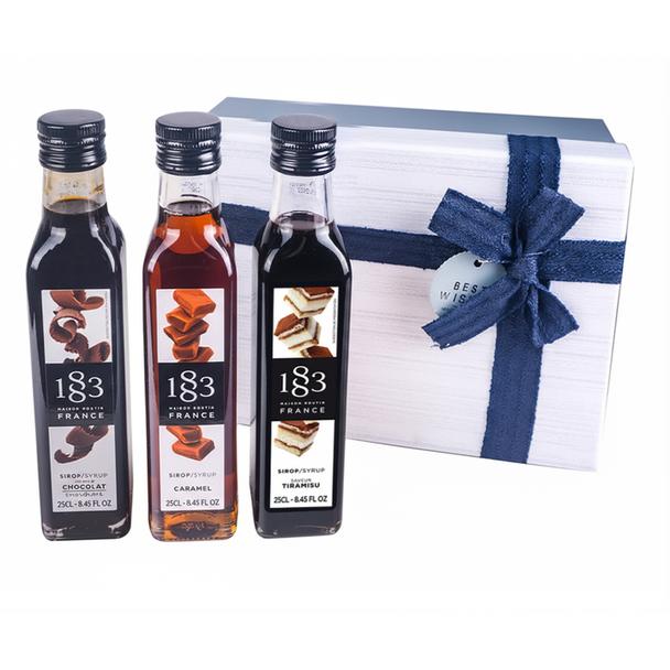 Zestaw syropów do kawy Maison Routin 1883 250ml ( 3szt. - tiramisu, karmel, czekolada)