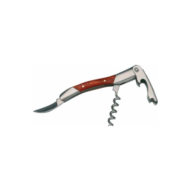 Trybuszon ze stali nierdzewnej z wypełnieniem z drewna wiśniowego, Deluxe