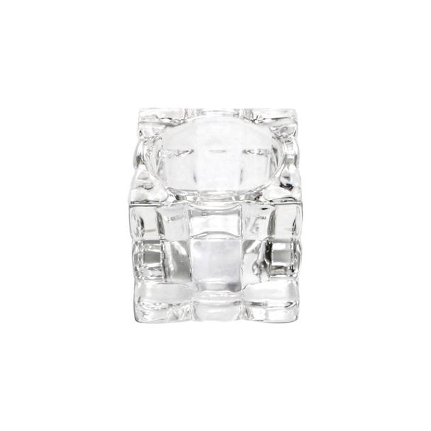 Świecznik Tealight Holder Cube przeźroczysty