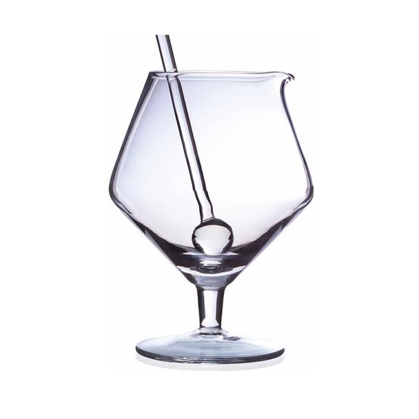 Szklanica barmańska Cubana na stopce z lejkiem 1000ml (bez mieszadełka)