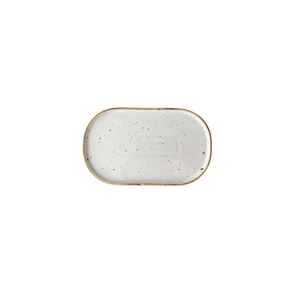 Półmisek z rantem 24,5x15cm Arondi Kera, kolor kremowy