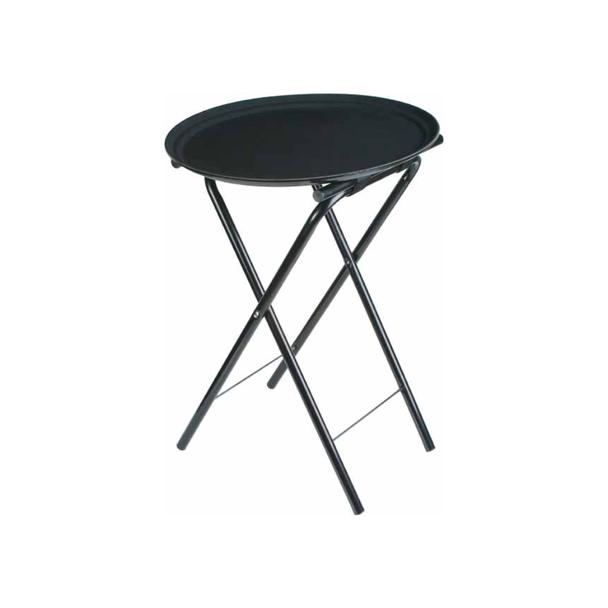 Pomocnik kelnerski rozkładany czarny, 80cm