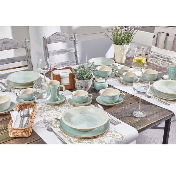 Talerz głęboki 30cm KERA Still, kolor seledynowy