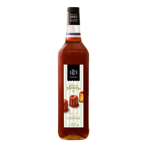Syrop 1883 Routin French Patisserie Ciasto Cannele, szklana butelka 1L