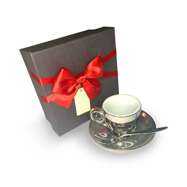 Zestaw prezentowy do espresso Silver