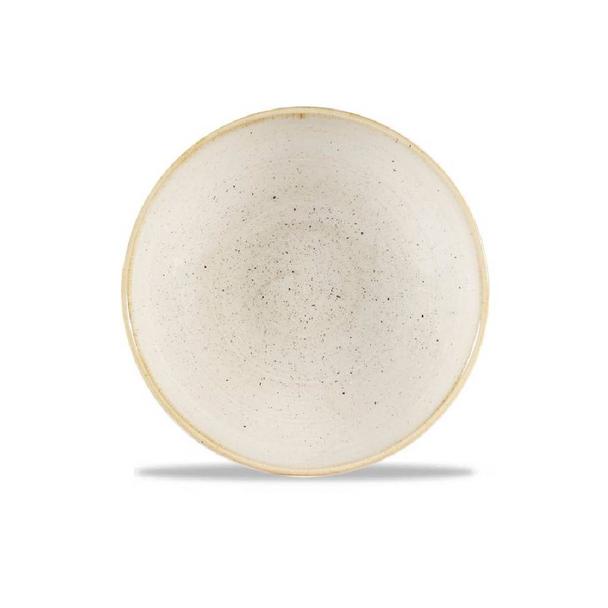 Stonecast Nutmeg Cream Evolve Coupe Bowl 7.25"