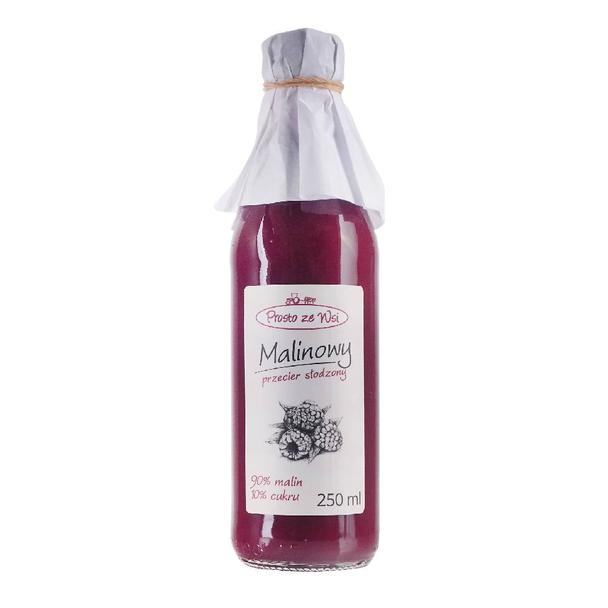 Prosto ze Wsi, Mus Malinowy, przecier - słodzony 250ml