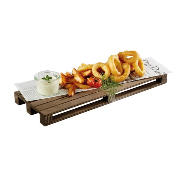 Paleta do serwowania potraw 40x15cm, drewniana