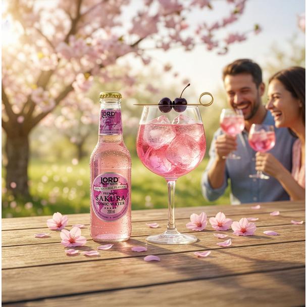 Lord of Taste, Premium Sakura (kwiat wiśni) Tonic Water, napój butelka 200ml