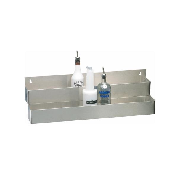 Speed Rack dwustopniowy, stal nierdzewna, na 2x8 butelek, 81x21x25,5cm