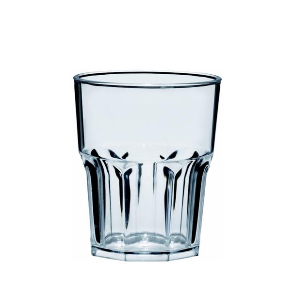 Szklanka plastikowa niska z poliwęglanu Semi Glass 296ml