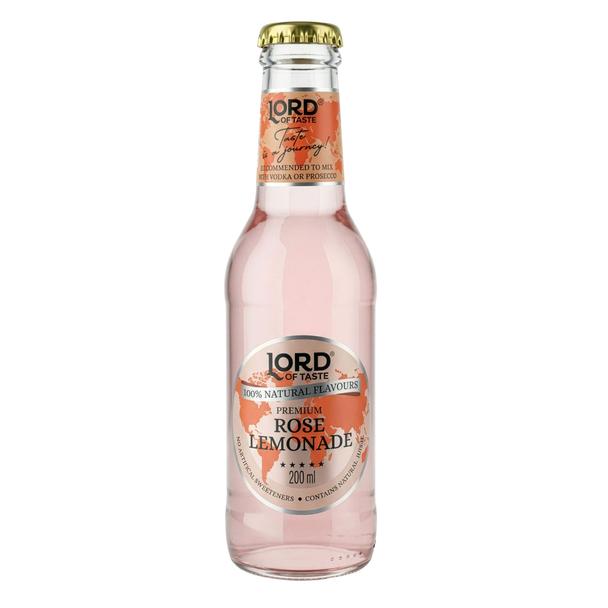 Lord of Taste, Premium Rose Lemonade (lemoniada różana), napój butelka 200ml