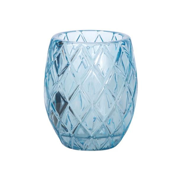 Świecznik Tealight Holder Votive niebieski, 10cm