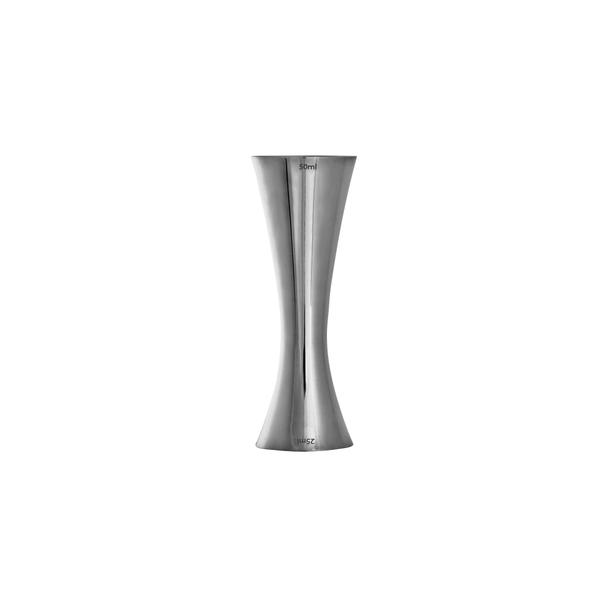 Miarka barowa (Jigger) 25/50ml, Aero, polerowana