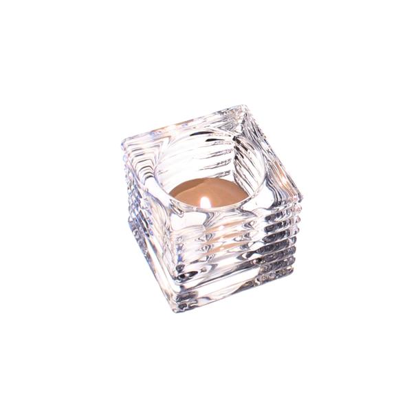 Świecznik Tealight Holder Square przeźroczysty 5,5cm