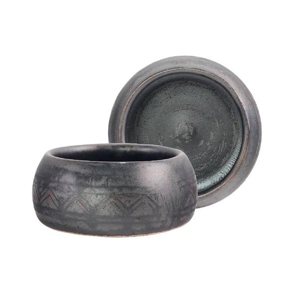 Miseczka na dip 100ml KERA Keczi, kolor hematyt