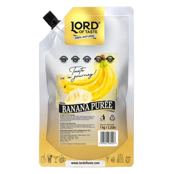 Puree Owocowe Lord of Taste Banan 1kg