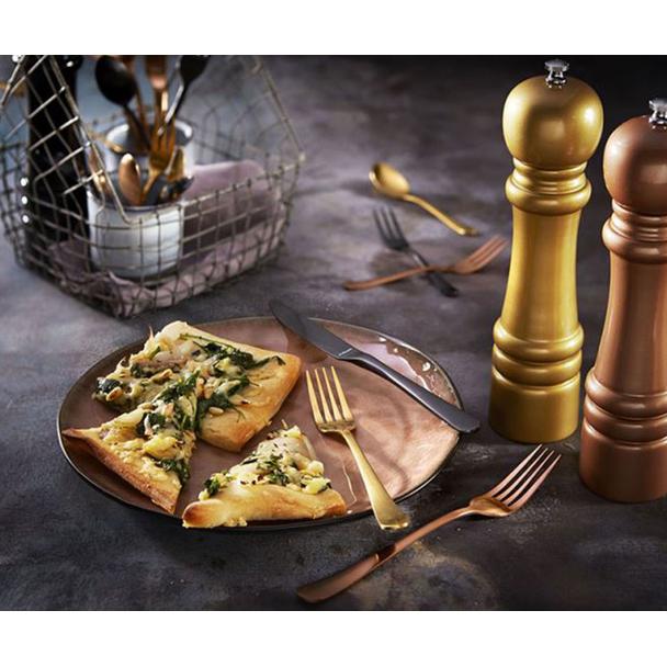 Łyżeczka do herbaty Austin, złota 14,5cm