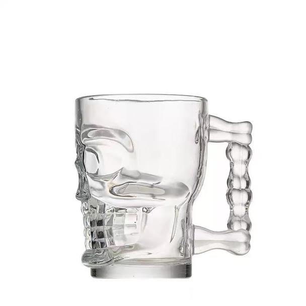 Kufel z uchem czaszka (Skull Glass) 490ml