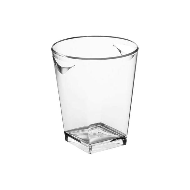 Wiaderko do szampana, plastikowe, klarowne