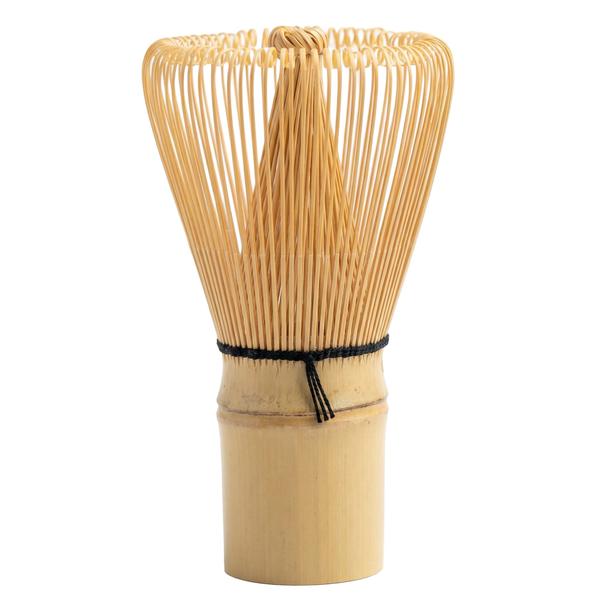 Bambusowa miotełka do herbaty matcha Chasen trzepaczka, pędzel 120 wąsów, bambusowa jasna