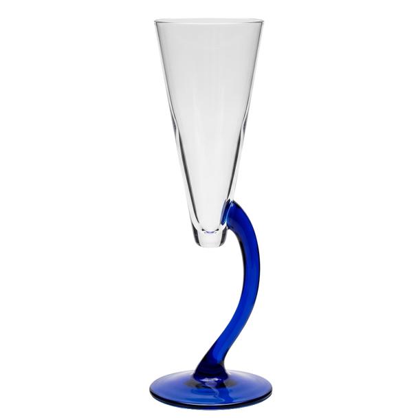 Kieliszek do szampana Bravura Flute Cobalt Stem 192ml