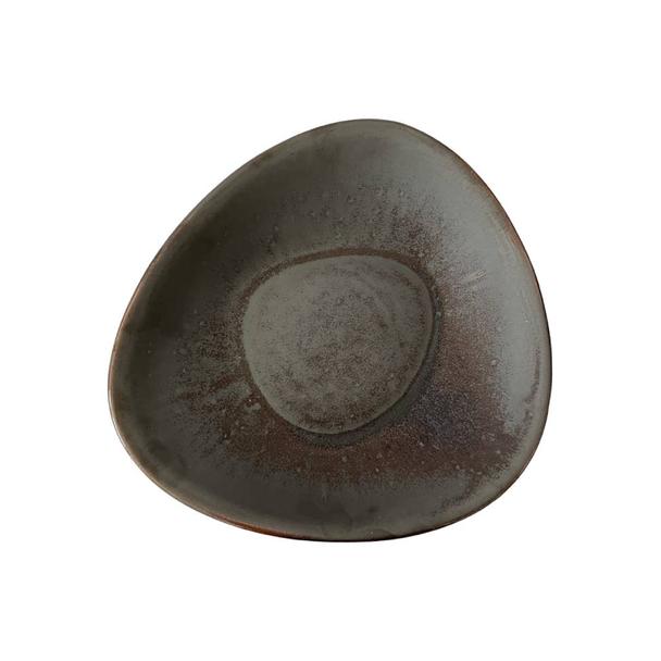 Talerz głęboki 27cm KERA Delta, kolor hematyt