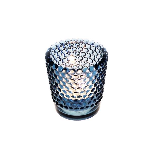Świecznik Dot Tealight Holder niebieski