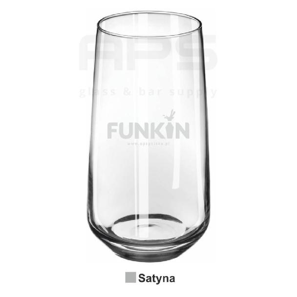 PROMOCJA_Szklanka wysoka London z logo Funkin 450ml